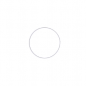 Armature abat-jour cercle Ø 10 cm blanc