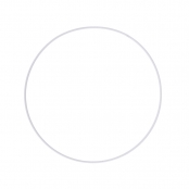 Armature abat-jour cercle Ø 20 cm blanc