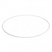 Armature abat-jour cercle Ø 30 cm blanc