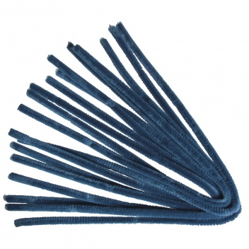 5210609 - 4006166065200 - Rayher - Chenille Bleu moyen Ø 9 mm 50 cm 10 pièces - 3