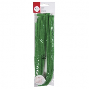 5210629 - 4006166065231 - Rayher - Chenille Vert Ø 9 mm 50 cm 10 pièces