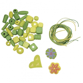 1201529 - 4006166298660 - Rayher - Perle en bois Vert Cocktail 50 g