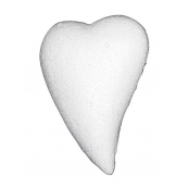 Coeur 8 cm En forme de goutte Plat Polystyrène