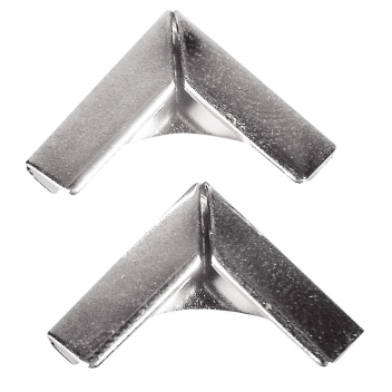 8913522 - 4006166624247 - Rayher - Coins en métal pour livres Argenté 14 x 14 mm 4 pièces