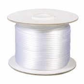 Cordon Blanc Satin Ø 2 mm Rouleau 50 m