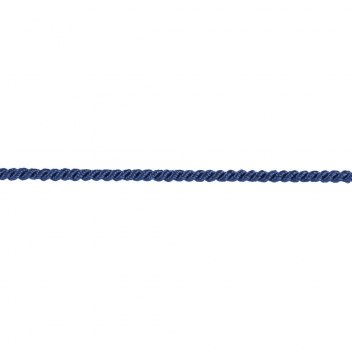 5168810 - 3700982200937 - Rayher - Cordon tressé Bleu foncé Ø 4 mm Au mètre - 2