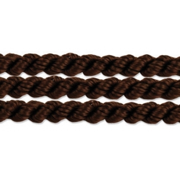 5168805 - 3700982200944 - Rayher - Cordon tressé Brun foncé Ø 4 mm Au mètre - 2