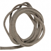 Cordon en daim (2,5 m) Gris