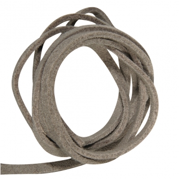 8300025 - 4006166538605 - Rayher - Cordon en daim (2,5 m) Gris - 2