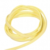 Cordon en daim (2,5 m) Jaune