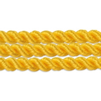 5168820 - 3700982200968 - Rayher - Cordon tressé Jaune Ø 4 mm Au mètre