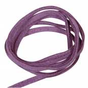 Cordon en daim (2,5 m) Lilas