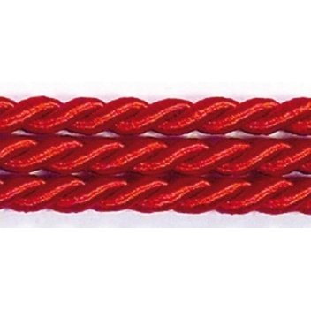 5168818 - 3700982201002 - Rayher - Cordon tressé Rouge Ø 4 mm Au mètre