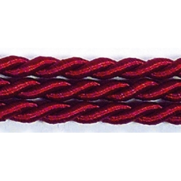 5168819 - 3700982201019 - Rayher - Cordon tressé Rouge vin Ø 4 mm Au mètre
