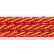 Cordon tressé Orange Ø 4 mm Au mètre