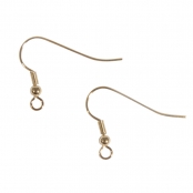 Boucles d'oreille américaines Doré 20 mm La paire