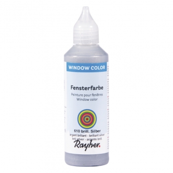 38700610 - 4006166632150 - Easy paint - Peinture sur fenêtre Argenté brillant - 2