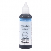Peinture sur fenêtre Contours Anthracite