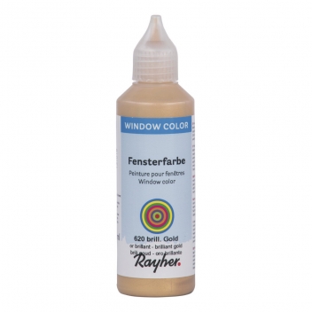 38700620 - 4006166632167 - Easy paint - Peinture sur fenêtre Doré brillant - 2