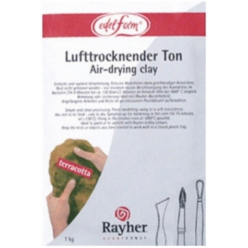 3449905 - 4006166606410 - Rayher - Terre glaise Brun Séchage à l'air 0,5 kg