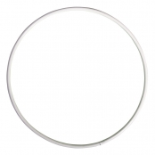 Armature abat-jour cercle ø 12 cm blanc