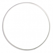 Armature abat-jour cercle ø 12 cm blanc