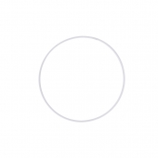 Armature abat-jour cercle ø 15 cm blanc