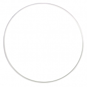 Armature abat-jour cercle ø 18 cm blanc