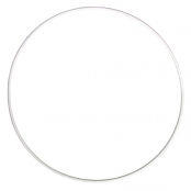 Armature abat-jour cercle ø 18 cm blanc