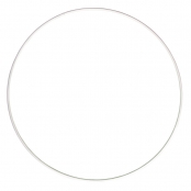 Armature abat-jour cercle ø 22 cm blanc