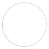 Armature abat-jour cercle ø 25 cm blanc