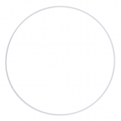 Armature abat-jour cercle ø 25 cm blanc