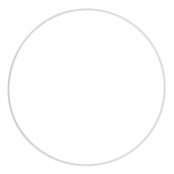 Armature abat-jour cercle ø 35 cm blanc
