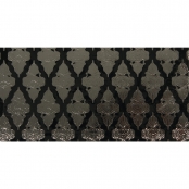 1 feuille de cire Noir et argenté Ornements 20 x 10 cm