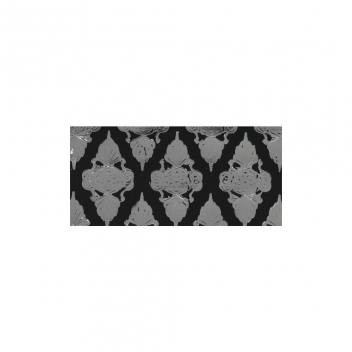 3142801 - 4006166306914 - Rayher - 1 feuille de cire Noir et argenté Ornements 20 x 10 cm