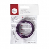 Fil alu Lilas foncé Ø 2 mm 2 m