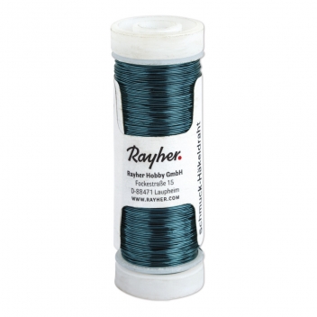 2405512 - 4006166253942 - Rayher - Fil bijoux à crocheter Bleu vert Ø 0,3 mm 50 m - 3
