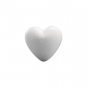 Coeur en Polystyrène 15 cm