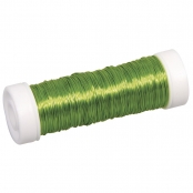 Fil bijoux à crocheter Vert clair Ø 0,3 mm 50 m
