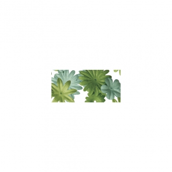 7895529 - 4006166262654 - Rayher - Fleurs en papier Vert moyen 1,5 à 2,5cm 36 pièc.