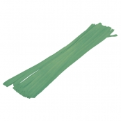 Chenille Filin Vert Ø 6 mm 30 cm 25 pièces