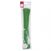 Chenille Filin Vert Ø 6 mm 30 cm 25 pièces