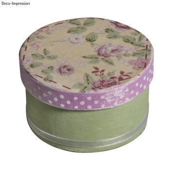 67159000 - 4006166469022 - Rayher - Boite ronde en papier mâché Diamètre 6 cm 4 pièces - 3