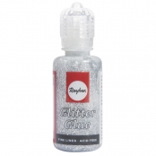 Colle pailletée holographique Argenté brillant 20 ml