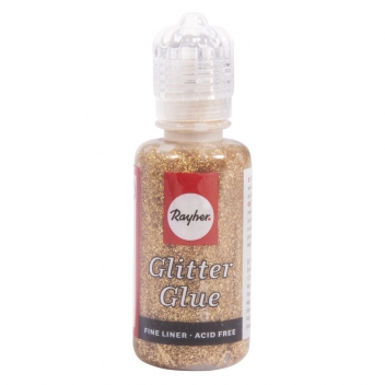 33842620 - 4006166160264 - Rayher - Colle pailletée holographique Doré brillant 20 ml - 2