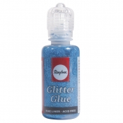 Colle pailletée métallique Bleu azur 20 ml