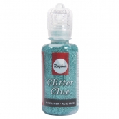 Colle pailletée métallique Turquoise 20 ml