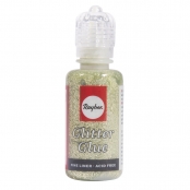 Colle pailletée métallique Vert tilleul 20 ml