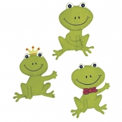 Grenouilles 3 sortes 5 cm 6 pièces