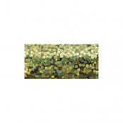 Poudre de paillettes Hologramme Doré brillant 2 mm 10ml